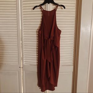 high low knot dress (entro)
